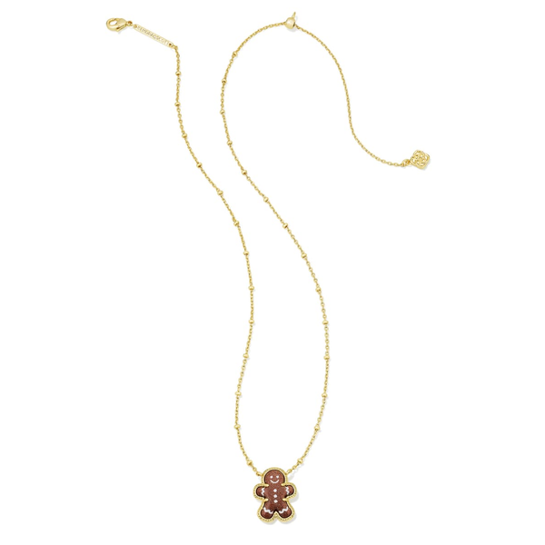Gingerbread Gold Short Pendant Necklace by Kendra Scott Image 3 Kiefer Jewelers Lutz, FL