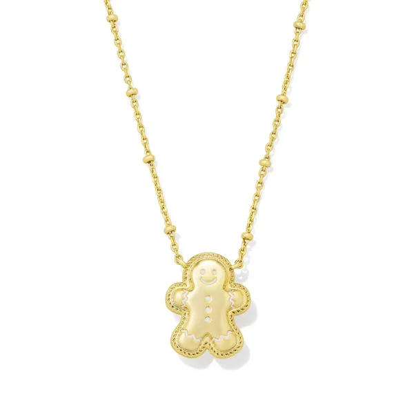 Gingerbread Gold Short Pendant Necklace by Kendra Scott Image 2 Kiefer Jewelers Lutz, FL
