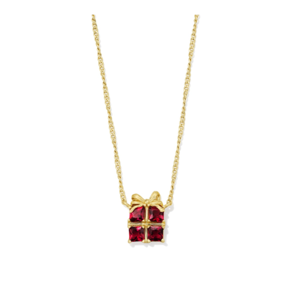 Present Gold Short Pendant Necklace by Kendra Scott Kiefer Jewelers Lutz, FL