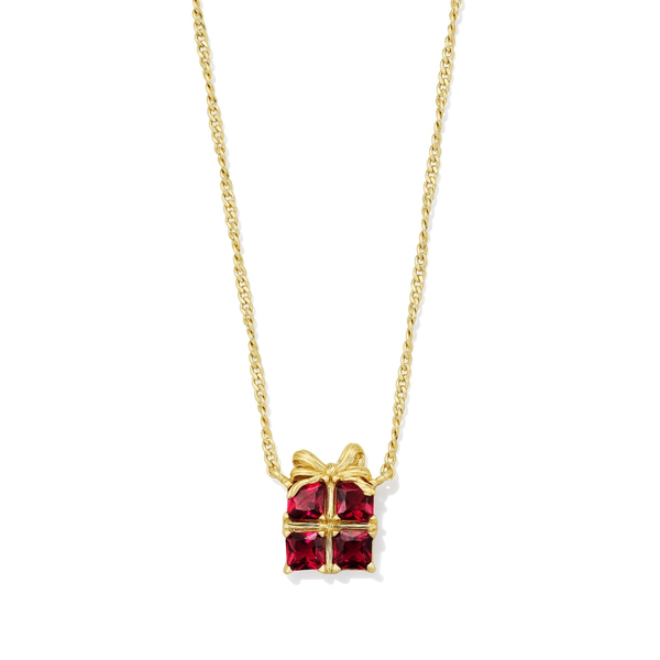 Present Gold Short Pendant Necklace by Kendra Scott Kiefer Jewelers Lutz, FL