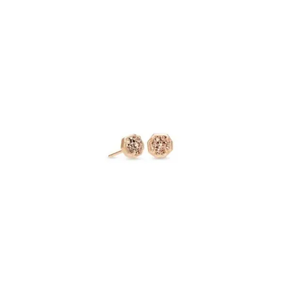 Rose gold drusy discount