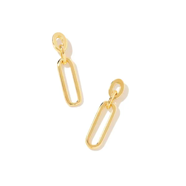 Heather Gold Linear Earrings Kiefer Jewelers Lutz, FL