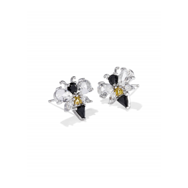 Kendra Scott Bee Stud Silver Earrings Kiefer Jewelers Lutz, FL