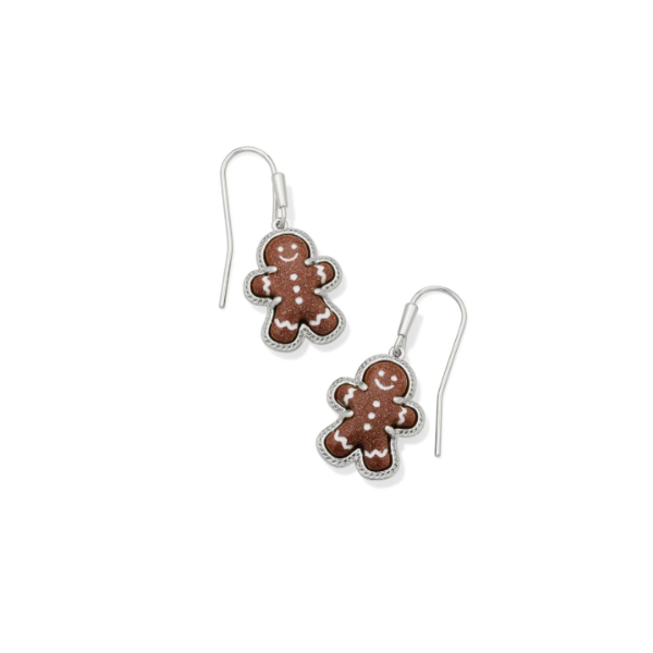 Gingerbread Silver Drop Earrings by Kendra Scott Kiefer Jewelers Lutz, FL