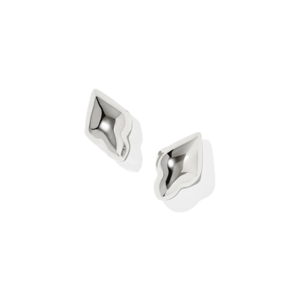 Adeline Silver Metal Stud Earrings by Kendra Scott Kiefer Jewelers Lutz, FL