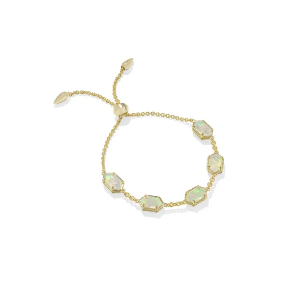 Kendra Scott Hallie Gold Delicate Chain Bracelet Kiefer Jewelers Lutz, FL
