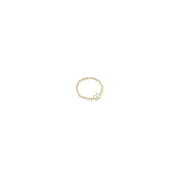 Haley Bow Stretch Beaded Bracelet with Ivory Mother-of-Pearl by Kendra Scott Kiefer Jewelers Lutz, FL