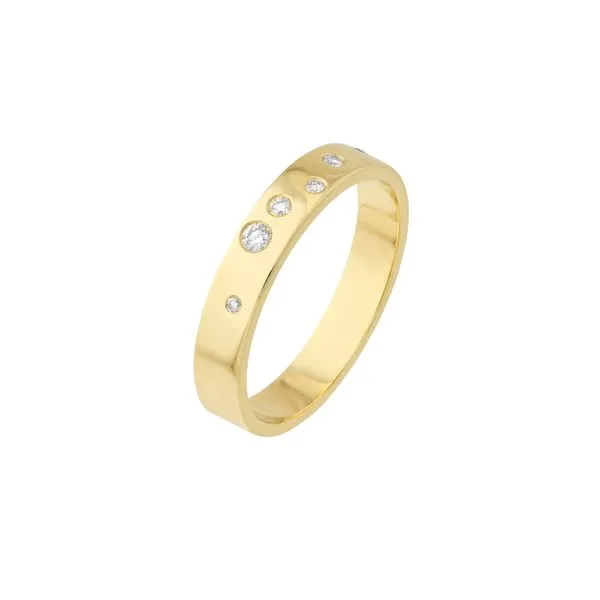 14K Diamond Polished Ring Image 2 Kiefer Jewelers Lutz, FL