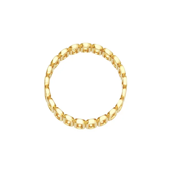 14KY Open Paperclip Link Fashion Ring Image 3 Kiefer Jewelers Lutz, FL
