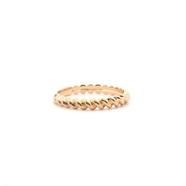 14KY 3MM Rope Stackable Band Image 4 Kiefer Jewelers Lutz, FL