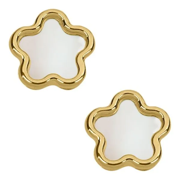 14K Flower Mop Stone Earring Kiefer Jewelers Lutz, FL
