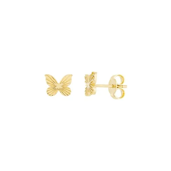 14K Butterfly Earrings Kiefer Jewelers Lutz, FL