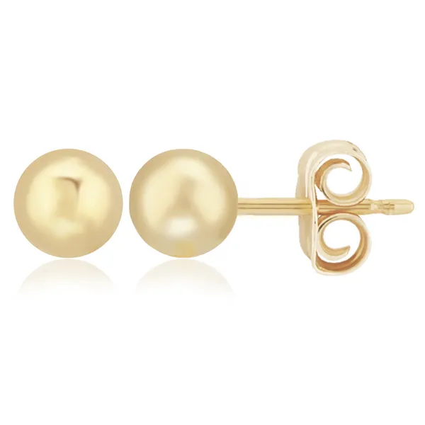 14KY 3mm Ball Earrings Kiefer Jewelers Lutz, FL
