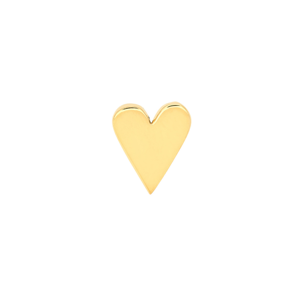 14KY Heart Stud Earrings Image 2 Kiefer Jewelers Lutz, FL