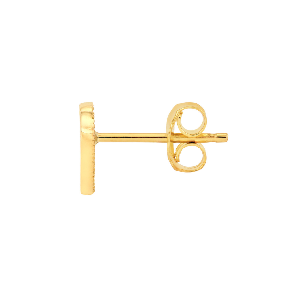 14KY Heart Stud Earrings Image 4 Kiefer Jewelers Lutz, FL