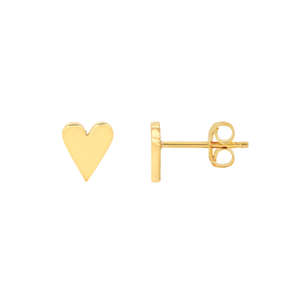 14KY Heart Stud Earrings Kiefer Jewelers Lutz, FL
