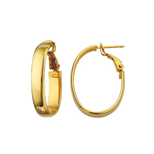 Fancy Oval EarVeil Hoops Kiefer Jewelers Lutz, FL