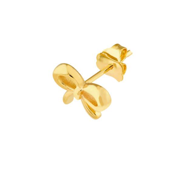 14KY Bow Stud Earrings Image 3 Kiefer Jewelers Lutz, FL