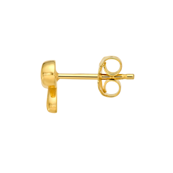 14KY Bow Stud Earrings Image 4 Kiefer Jewelers Lutz, FL