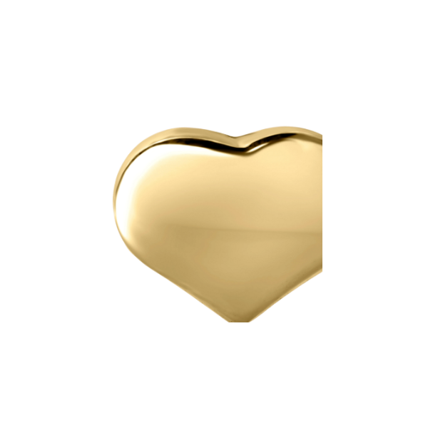 Roberto Coin 18K Tiny Treasures Heart Stud Earrings Image 2 Kiefer Jewelers Lutz, FL