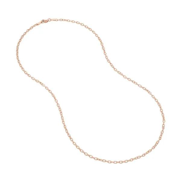 14K Rose Gold Chain Image 3 Kiefer Jewelers Lutz, FL