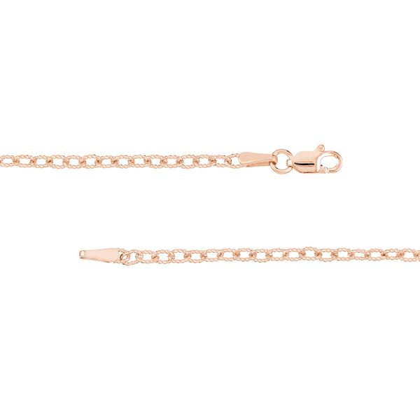 14K Rose Gold Chain Image 4 Kiefer Jewelers Lutz, FL