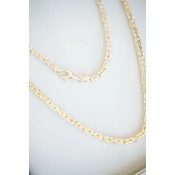 14K  3.5MM Byzantine Chain Image 3 Kiefer Jewelers Lutz, FL
