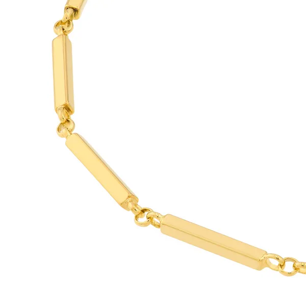 14KY Rectangle Bar Station Bracelet Image 3 Kiefer Jewelers Lutz, FL