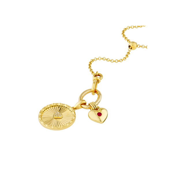 14KY Rolo Lariat Necklace Image 3 Kiefer Jewelers Lutz, FL