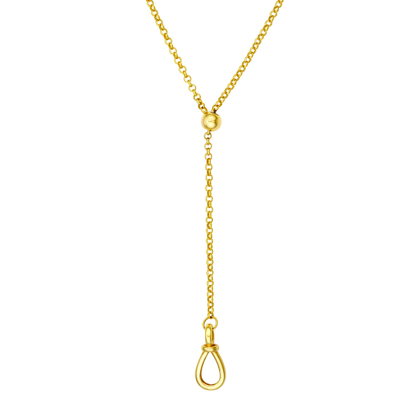 14KY Rolo Lariat Necklace Kiefer Jewelers Lutz, FL