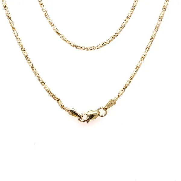14 Karat Yellow Gold 2MM 18