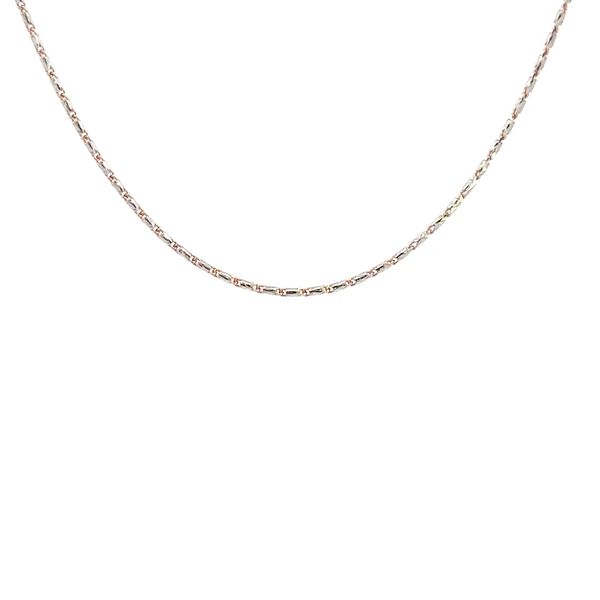 14K Rose & White Gold Raso Chain Kiefer Jewelers Lutz, FL