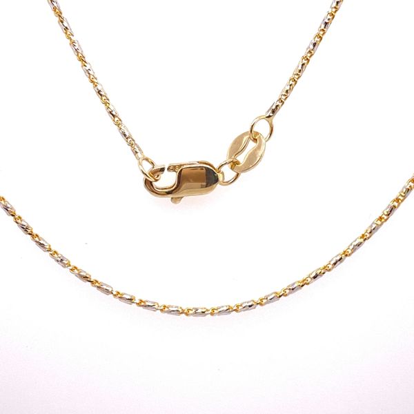 14K Two Tone 18