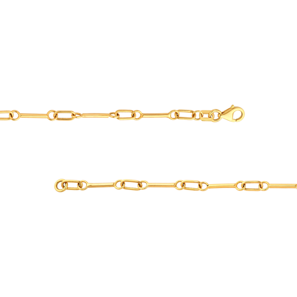 14KY Mini Barbell Neckace Image 4 Kiefer Jewelers Lutz, FL