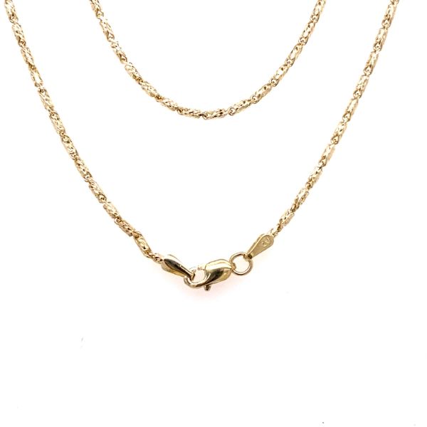 14 Karat Yellow Gold 2MM 18