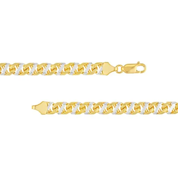 14K 2-Tone Mariner Link Bracelet Image 3 Kiefer Jewelers Lutz, FL