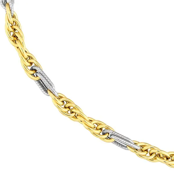 14KYW Mixed Rope Bracelet Image 2 Kiefer Jewelers Lutz, FL