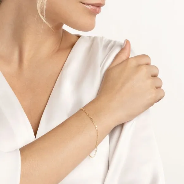 14K Paperclip Bracelet Image 2 Kiefer Jewelers Lutz, FL