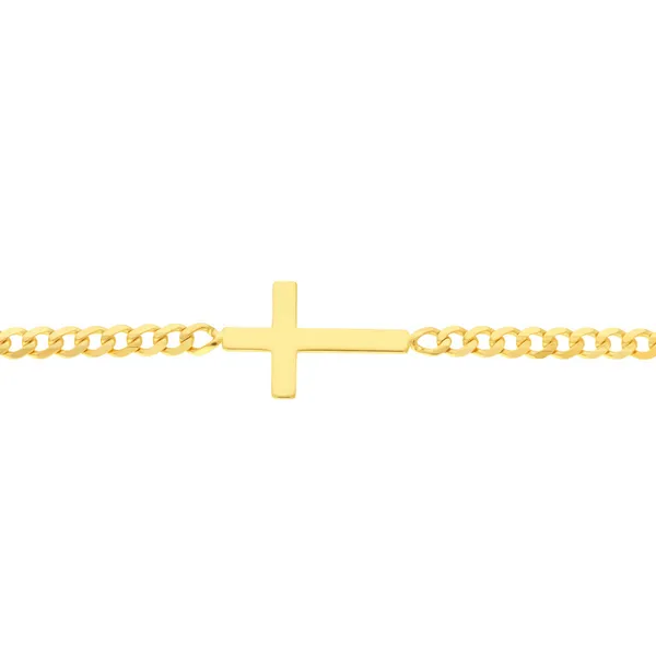 14KY Cross Bracelet Image 2 Kiefer Jewelers Lutz, FL