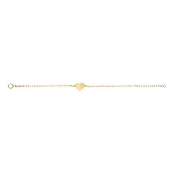 14KY Children's Heart ID Bracelet Kiefer Jewelers Lutz, FL