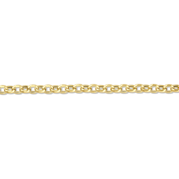 14KY Diamond Cut Bold Fancy Rolo Bracelet Kiefer Jewelers Lutz, FL