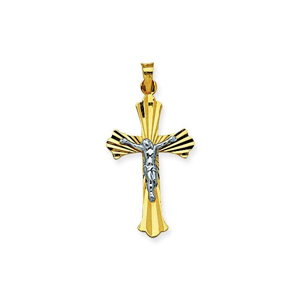 14K 2T Crucifix Cross Kiefer Jewelers Lutz, FL