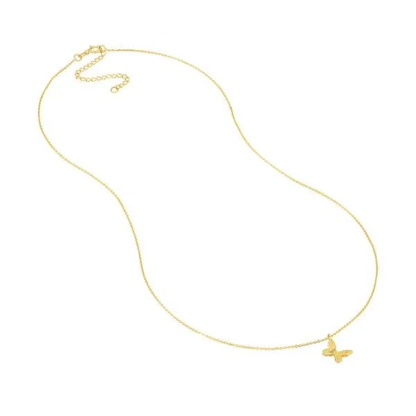 14K Butterfly Necklace Image 2 Kiefer Jewelers Lutz, FL