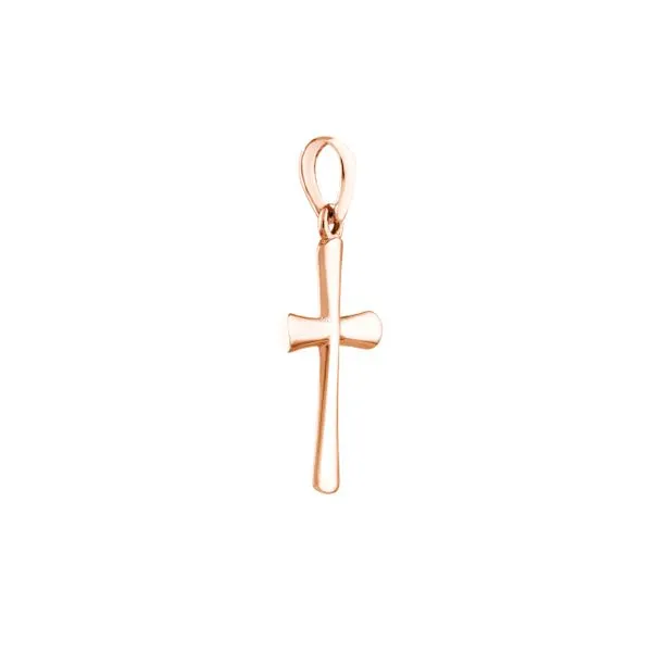 14K Rose Gold Cross Image 2 Kiefer Jewelers Lutz, FL
