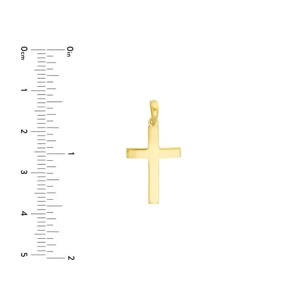 14K Simple Cross Image 3 Kiefer Jewelers Lutz, FL