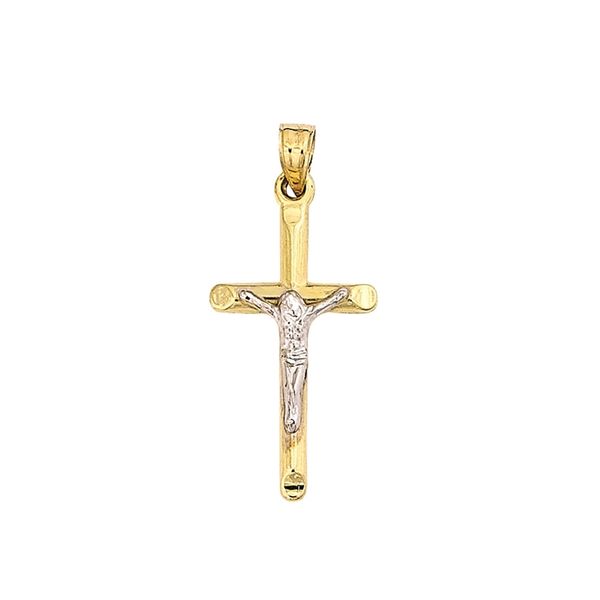 14K 2-T Polished Crucifix Kiefer Jewelers Lutz, FL