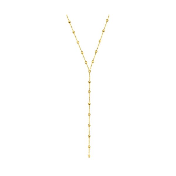 14K Adjustable Beaded Lariat Necklace Kiefer Jewelers Lutz, FL