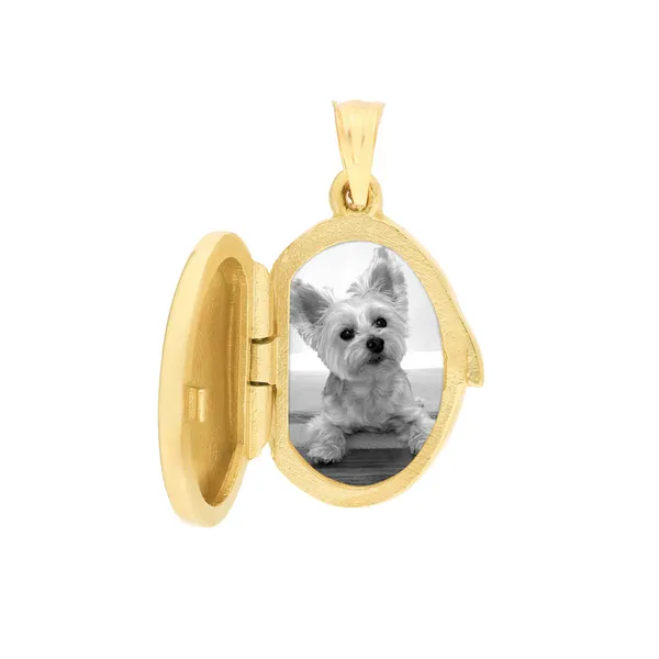 14KY Oval Locket Image 4 Kiefer Jewelers Lutz, FL