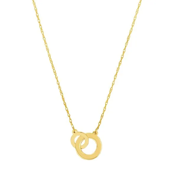 14K Interlocked Circles Necklace Kiefer Jewelers Lutz, FL