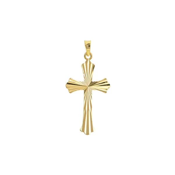 14K 2T Crucifix Cross Image 3 Kiefer Jewelers Lutz, FL